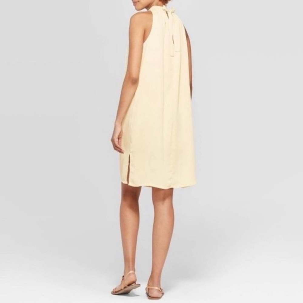 NWT Prologue Pale Yellow Sleeveless Dress - Picture 3 of 13